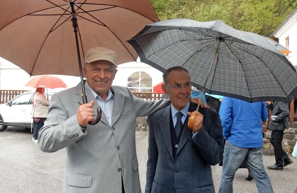 Lucijan Rejec (levo) in Josef Passler