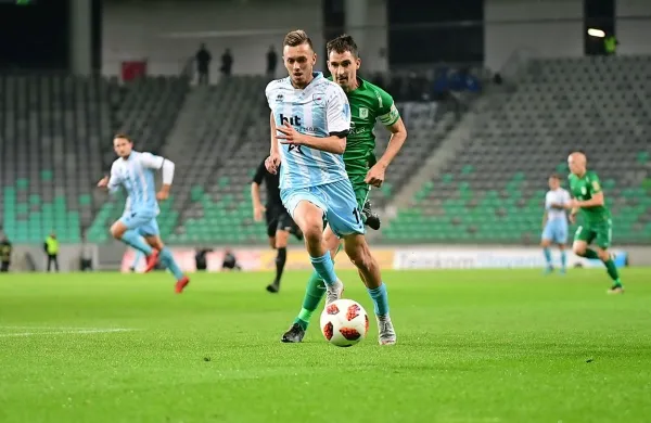 Andrija Filipović (z žogo) je proti Olimpiji dosegel četrti gol v 
prvenstvu.