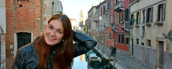 Jasmina Rojc se v svoje študijsko mesto, Benetke, rada vrača. 