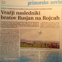 Goriško športno letališče je prvič gostilo letalski miting, “generalko” velikega mitinga ob 100. obletnici prvega poleta bratov 
Rusjan.  