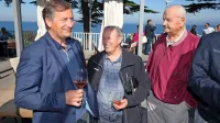 Karl Erjavec, minister za obrambo in predsednik stranke Desus 
včeraj  v Izoli