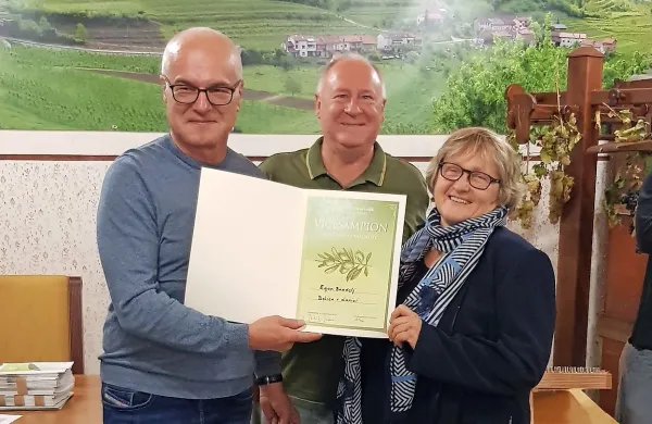 Egon Bandelj, Miran Saksida in Milena Bučar Miklavčič.