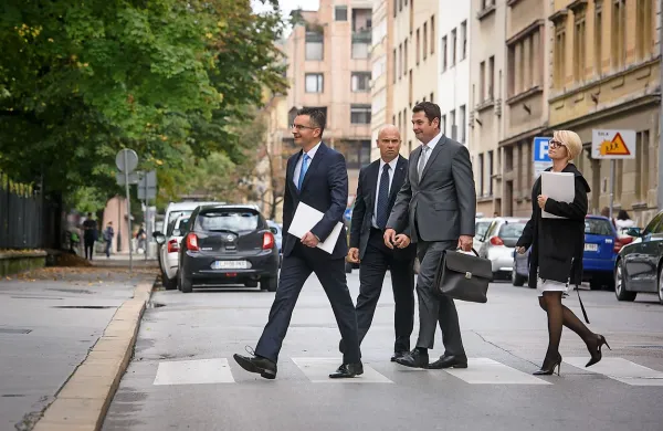 Pod vodstvom Marjana Šarca so se sestali predsedniki koalicijskih strank.