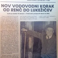 Vaščani v Lukežičih so le dobili težko pričakovani vodovod. 