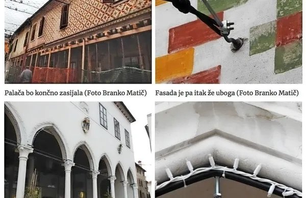 Zaradi lučk vrtajo v fasade starodavnih palač