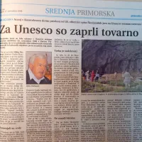V  Sežani so slovesno obeležili 20. obletnico vpisa Škocjanskih jam na Unescov seznam svetovne dediščine. 