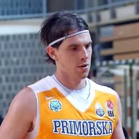 Luka Vončina  je bil med najbolj razpoloženimi domačimi igralci.