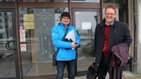 Damjana Baruta (na fotografiji levo, v družbi svojega odvetnika 
Oliverja Kljajića) po vsej verjetnosti čaka še kazensko sojenje, 
preiskava je v zaključni fazi.