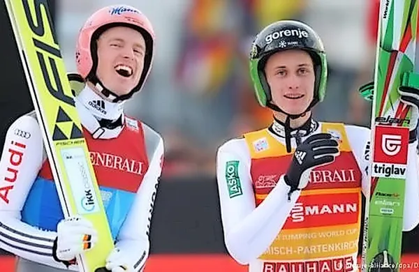 Tako Nemec Severin Freund (levo) kot Slovenec Peter Prevc bosta 
izpustila začetek nove zimske sezone.