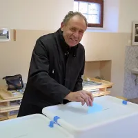 Na Volčjem Gradu je svoj glas oddal Sergio Stancich.