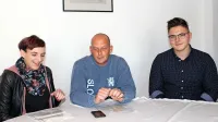 Svetniki SDS Karin Peternel, Kristjan Brus, Andrej Poglajen in 
Dorica Gnjezda (na fotografiji  manjka) bodo  jezik na tehtnici 
odločanja.