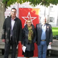 V ločeni izjavi za medije sta Bržana danes v imenu Levice javno 
podprla tudi Maja Tašner Vatovec in Alan Medveš. 