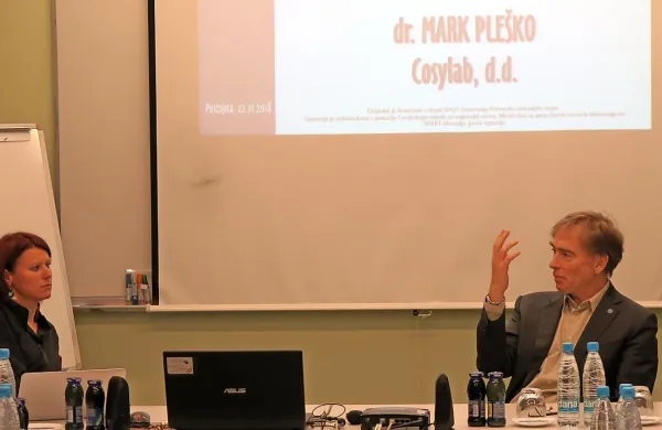 Z Markom Pleškom se je na postojnskem Gospodarskem forumu 
pogovarjala novinarka Marjana Grčman.