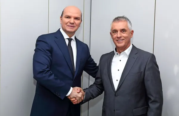 Đenio Zadković (levo) in Tomaž Gantar     