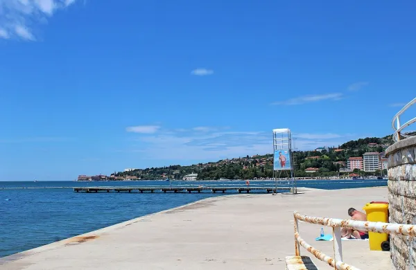 Lucijsko kopališče je tudi ena izmed tem v piranski predvolilni 
kampanji.