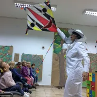 Gledališče Bičikleta s Cola se je predstavilo z Mehurčki.