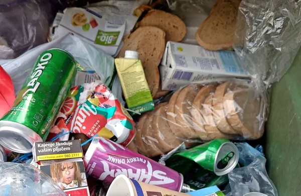 Povprečen Slovenec lani zavrgel 64 kilogramov hrane