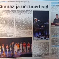 Novogoriška gimnazija je praznovala 60-letnico.