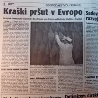 Mesni izdelki iz Krasovih in drugih slovenskih izvoznih obratov so 
prestali stroge preglede evropskih veterinarskih inšpektorjev in 
dobili zeleno luč za pot na  trgovske police držav EU.