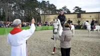Ob prazniku sv. &Scaron;tefana tudi žegnanje lipicancev