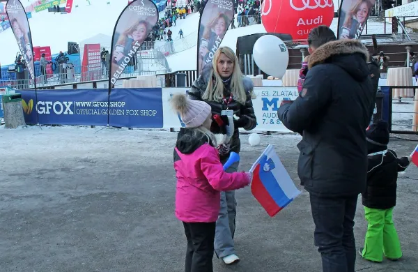 Janica Kostelić (na fotografiji januarja lani na Zlati lisici), je 
postala mamica.