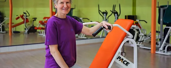 “Človek je ustvarjen za gibanje. Telo je kot stroj - če ga ne 
podmažemo, ne dela,” trdi Ksenija Cergol. 