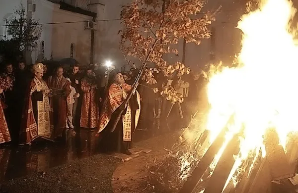 Pravoslavni kristjani bodo zažigali badnjak