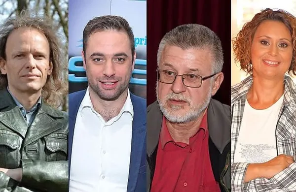 Za mesto odgovornega urednika TV Koper se potegujejo: (z leve) 
Uroš Zavodnik, Matej Sukič, Danijel Božič in Mojca Petrič Bužan.