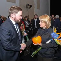 Med prvimi ji je čestital župan (fotogalerija)