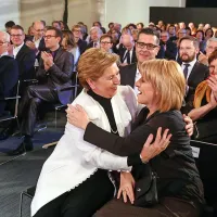 Med prvimi ji je čestital župan (fotogalerija)