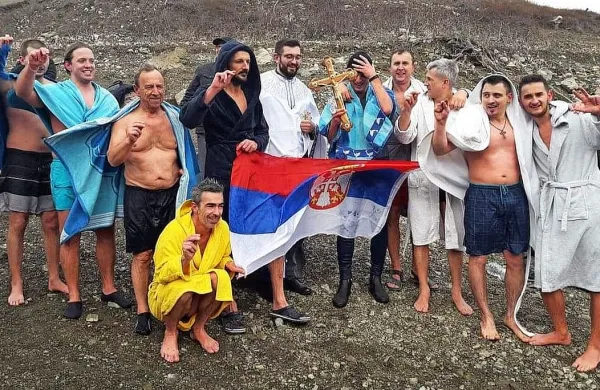 Pogumneži, ki so se danes podali v ledeno mrzli Vogršček.