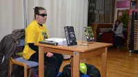 O knjižni uspe&scaron;nici Mrtvi tek s prevajalko Ireno Mihelj