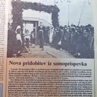 Na Dobrovem so odprli nov prizidek k osnovni šoli, ki so ga Brici 
zgradili s samoprispevkom.

