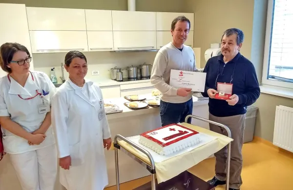 Jožef Murovec je stotič daroval kri