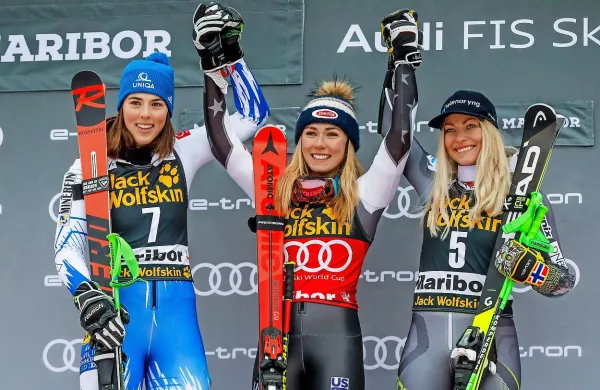 Shiffrinova v Mariboru obiskala frizerski salon, ki ji ga je priporočila Ilka