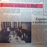 Zadružna klet na Dobrovem je predstavila svoj novi izdelek - 
penečo rebulo.