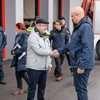 Minister Leben je obiskal poplavljene Novokračine