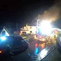 V požaru v Žagi umrla ena oseba