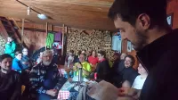Obiskovalci so prisluhnili tudi Župančičevi pesmi Snežnik, ki jo je 
recitiral Rok Smrdelj.