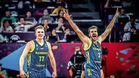 Luka Dončić in Goran Dragić iz oči v oči