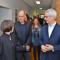 Z rektorjem UP Draganom Marušičem in direktorico InnoRenew 
CoE Andrejo Kutnar