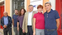 Člani SD Koper (z desne): Mladen Čehovin, predvidoma nova 
predsednica Natalija Gulič, aktualni predsednik Marjan Križman, 
Mojca Kleva Kekuš, Gregor Gulič in  Guido Bertok