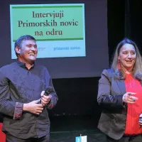 Pogovor z Zorkom Bajcem je vodila novinarka Primorskih novic 
Vesna Humar.