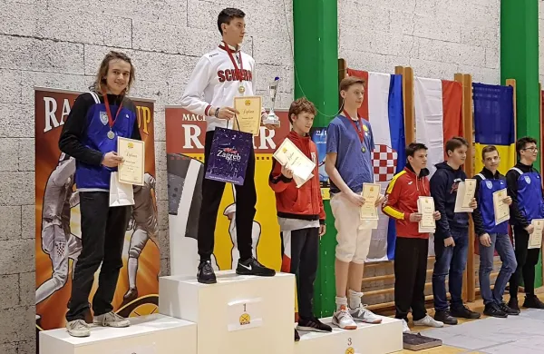 Najuspešnejši izolski  kadet je bil Luka Mlakar (levo).