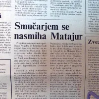 Na Matajurju,  mejni gori med Slovenijo in Italijo (vrh je visok 1642 metrov in leži 
na italijanski strani hriba),  so načrtovali ureditev smučišča.