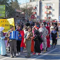 Povorke se udeležujejo tudi učenci iz pivške osnovne šole, kjer 
velik poudarek dajejo na vzdrževanje pustne tradicije.