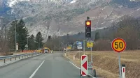 Novi krožišči gradijo na območju Rupa (na fotografiji)  in pri 
zahodnem  vstopu v Bovec v bližini bencinskega servisa.