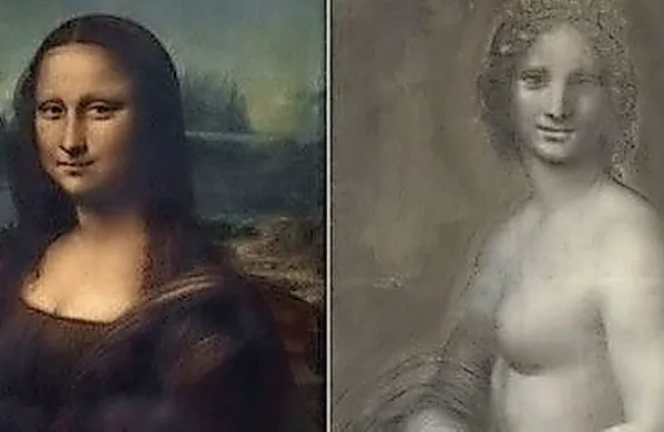 Risba, na kateri je upodobljena gola ženska, neverjetno podobna 
Moni Lisi, bi lahko bila Leonardovo delo, ocenjujejo strokovnjaki iz 
pariškega muzeja Louvre.