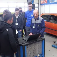 Dijaki so se srečali s praktičnim delom