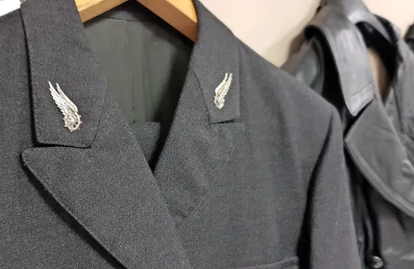 Na razstavi so na ogled tudi uniforme nekdanjih voznikov 
tramvaja.